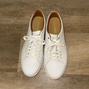 Cole Haan white trainer sneakers